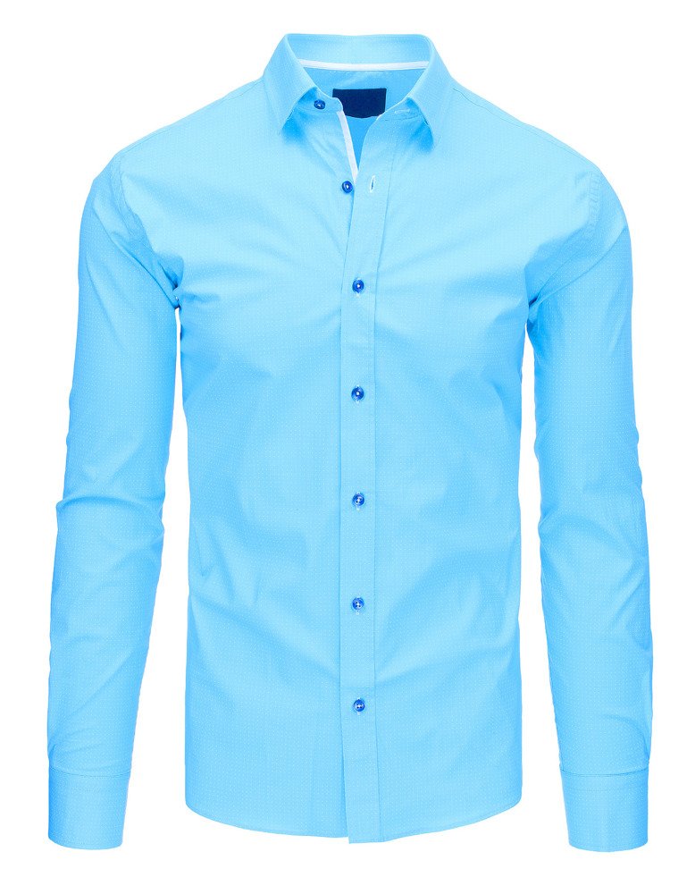 Elegantná košeľa svetlo modrá