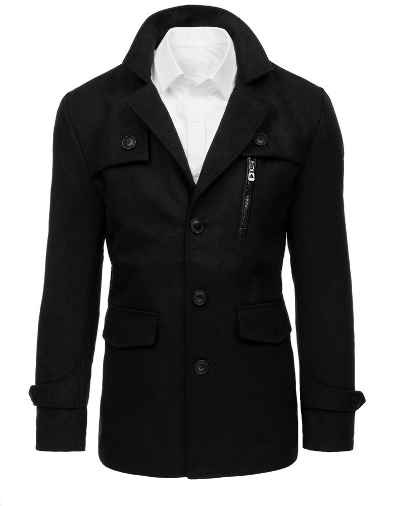 Pánsky kabát čierny